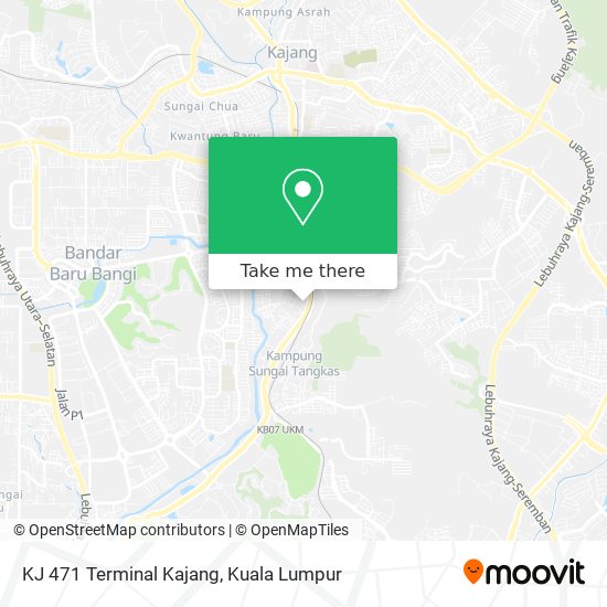 Peta KJ 471 Terminal Kajang