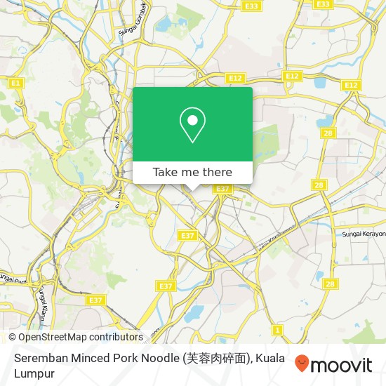 Seremban Minced Pork Noodle (芙蓉肉碎面) map