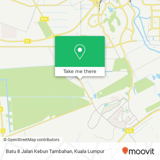 Batu 8 Jalan Kebun Tambahan map