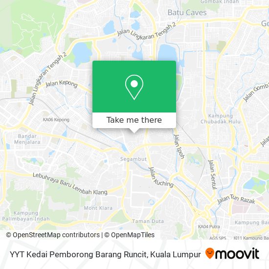 Peta YYT Kedai Pemborong Barang Runcit