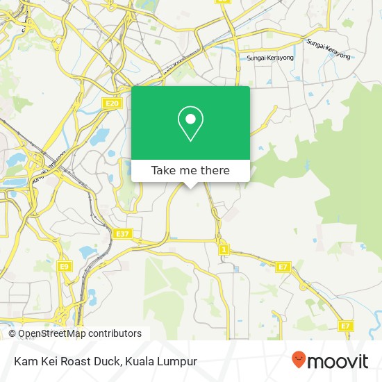 Kam Kei Roast Duck map
