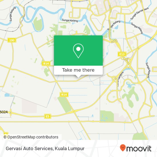 Gervasi Auto Services map