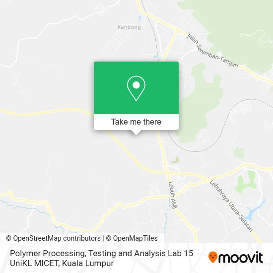 Polymer Processing, Testing and Analysis Lab 15 UniKL MICET map