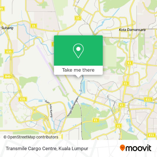Transmile Cargo Centre map