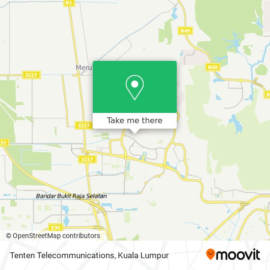 Tenten Telecommunications map