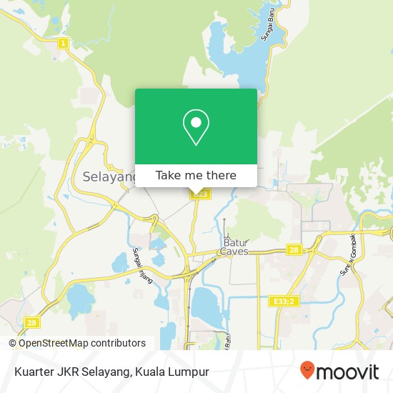 Kuarter JKR Selayang map