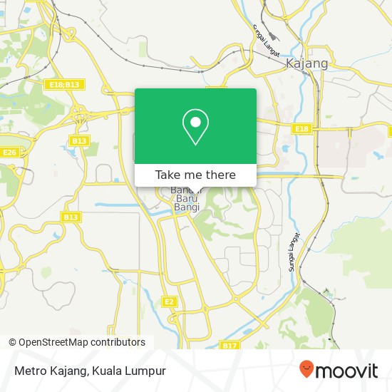 Metro Kajang map