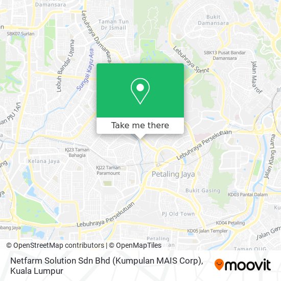 Netfarm Solution Sdn Bhd (Kumpulan MAIS Corp) map