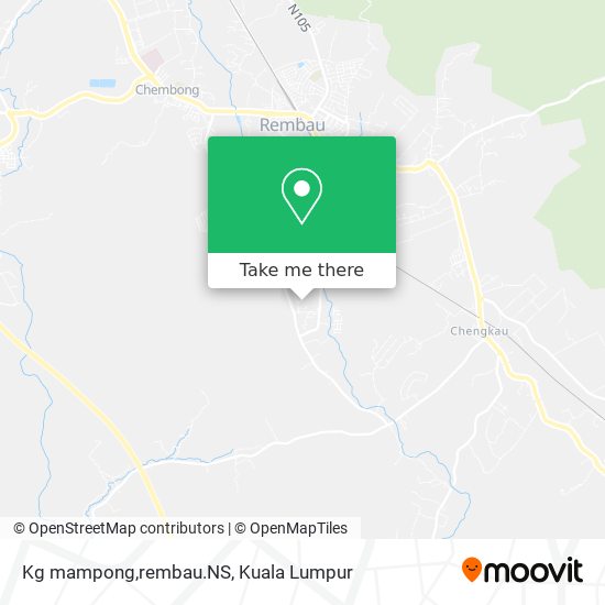 Peta Kg mampong,rembau.NS