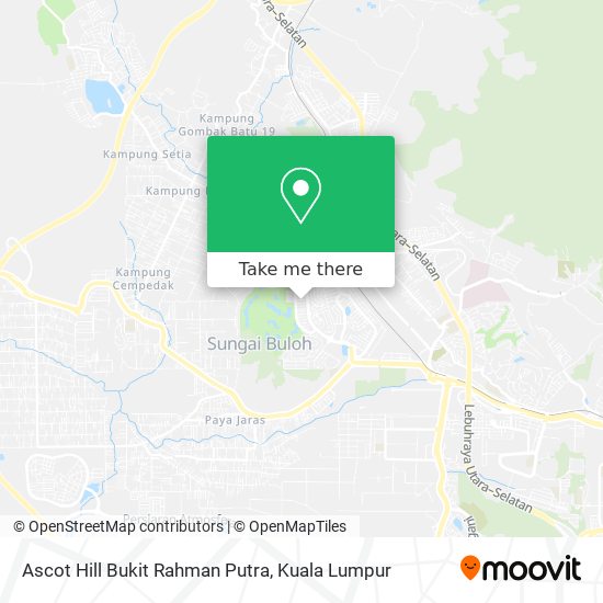 Ascot Hill Bukit Rahman Putra map