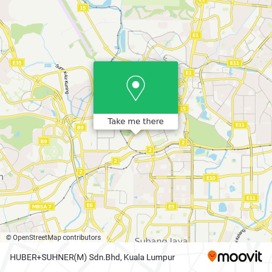 HUBER+SUHNER(M) Sdn.Bhd map