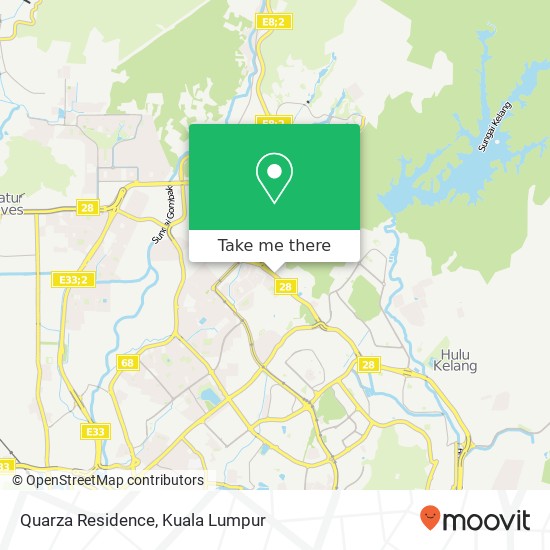 Quarza Residence map