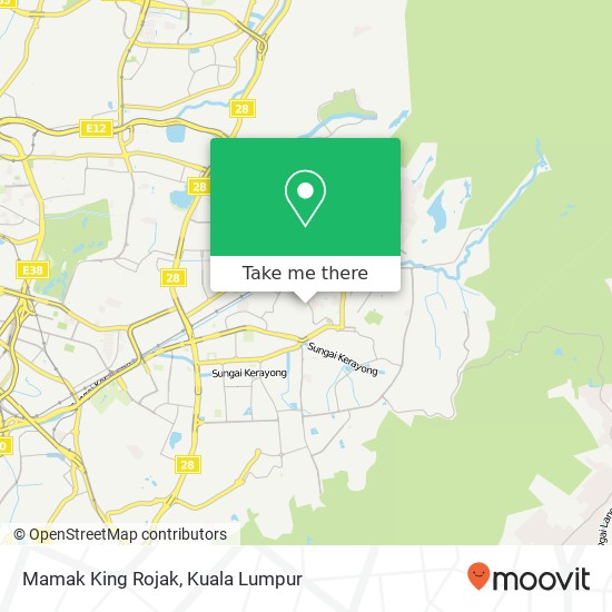 Mamak King Rojak map