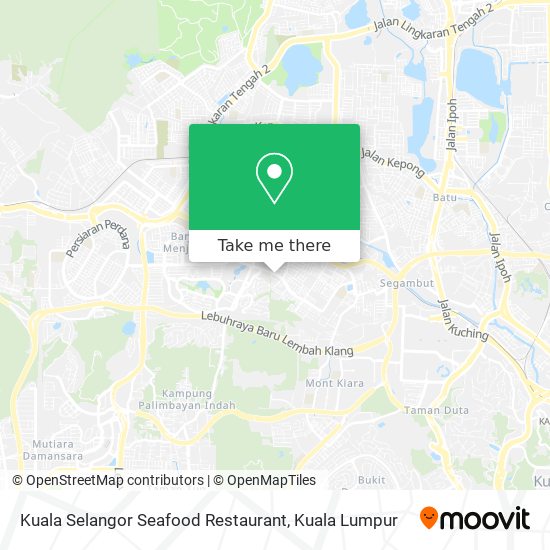 Kuala Selangor Seafood Restaurant map