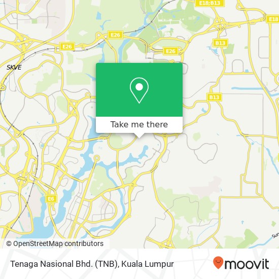 Peta Tenaga Nasional Bhd. (TNB)
