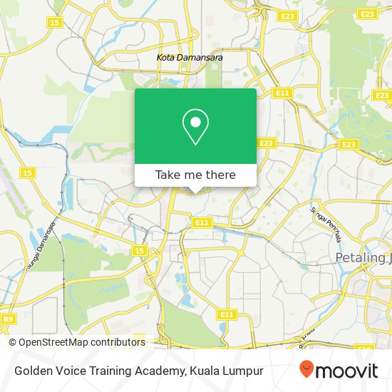 Golden Voice Training Academy map