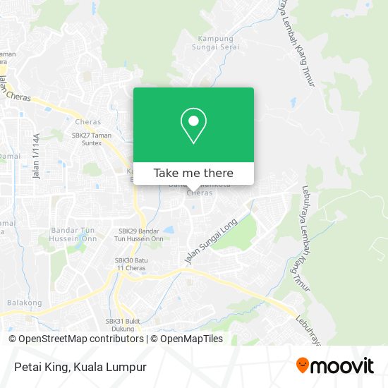 Petai King map