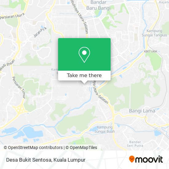 Desa Bukit Sentosa map