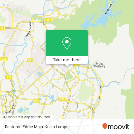 Restoran Eddie Maju map