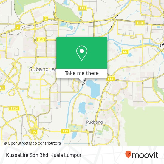 KuasaLite Sdn Bhd map