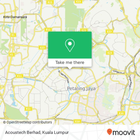 Acoustech Berhad map