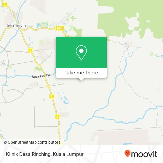 Klinik Desa Rinching map