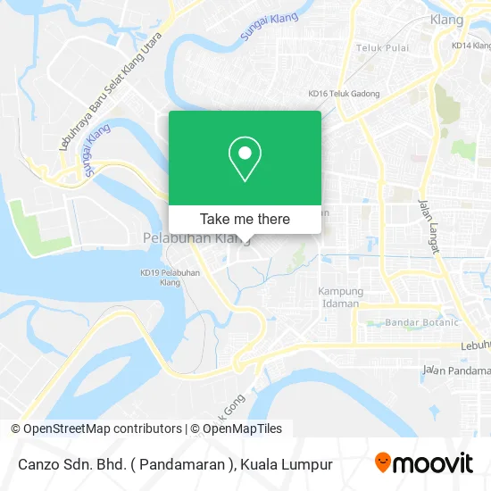 Canzo Sdn. Bhd. ( Pandamaran ) map
