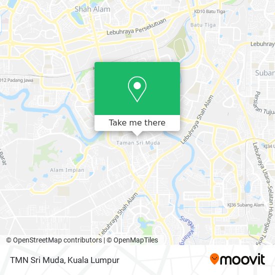 TMN Sri Muda map