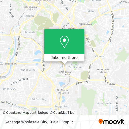 Kenanga Wholesale City map