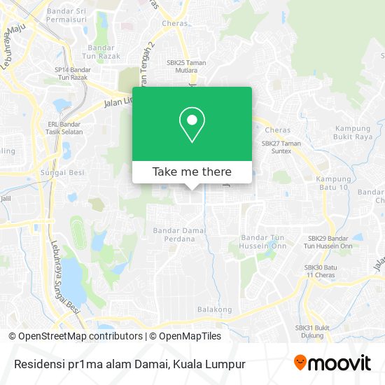 Residensi pr1ma alam Damai map