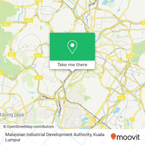 Malaysian Industrial Development Authority map