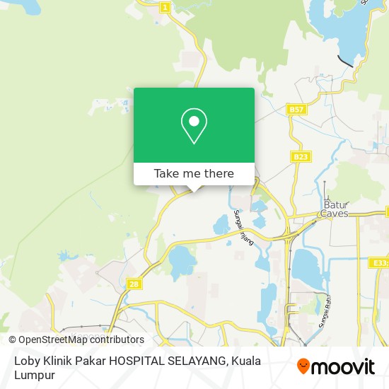 Loby Klinik Pakar HOSPITAL SELAYANG map