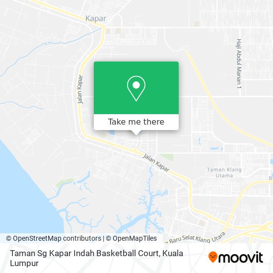 Taman Sg Kapar Indah Basketball Court map