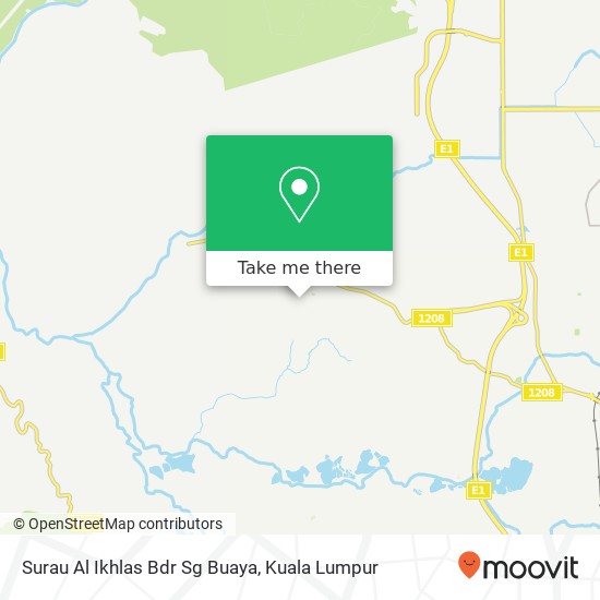 Surau Al Ikhlas Bdr Sg Buaya map