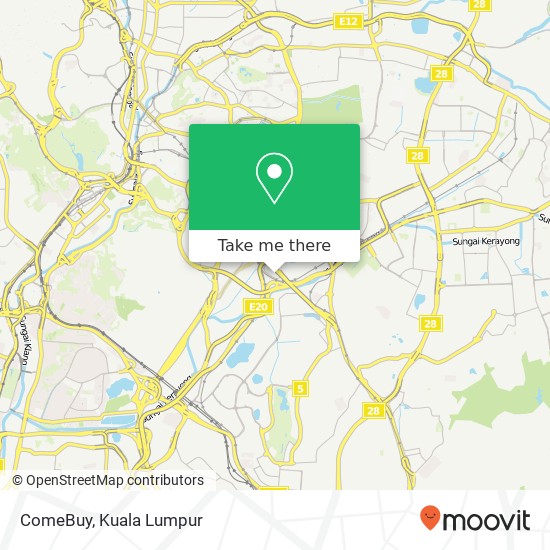 ComeBuy map