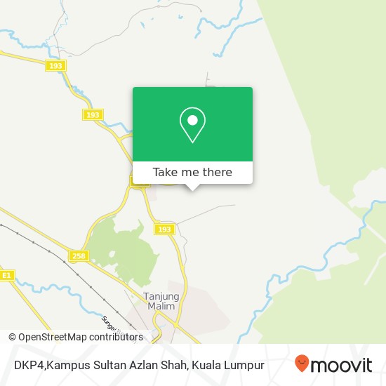 Peta DKP4,Kampus Sultan Azlan Shah