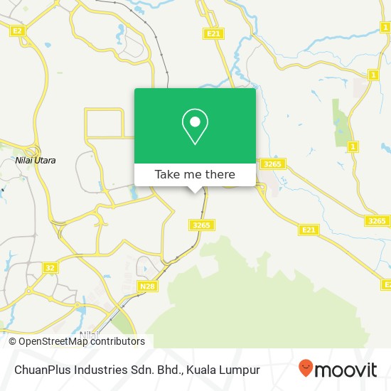 ChuanPlus Industries Sdn. Bhd. map