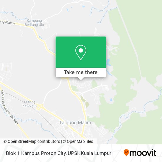 Blok 1 Kampus Proton City, UPSI map