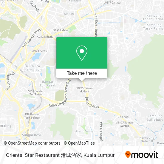 Oriental Star Restaurant 港城酒家 map
