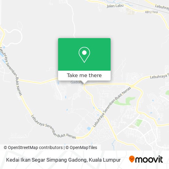 Peta Kedai Ikan Segar Simpang Gadong