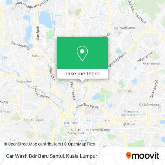Car Wash Bdr Baru Sentul map