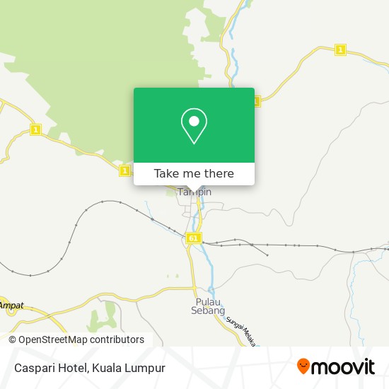 Caspari Hotel map