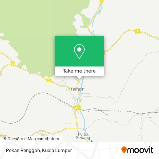 Pekan  Renggoh map