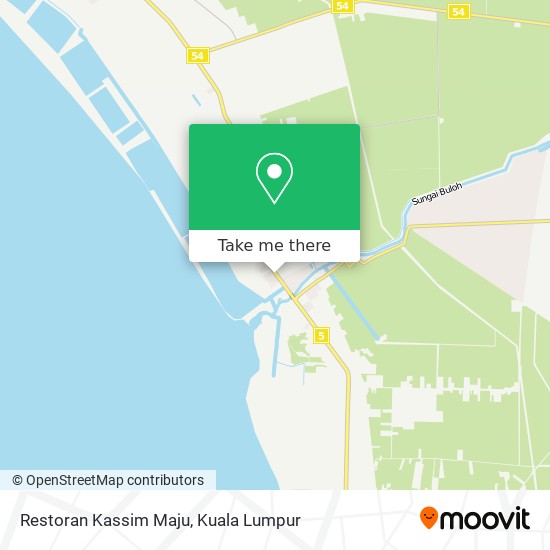 Restoran Kassim Maju map