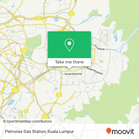 Petronas Gas Station map
