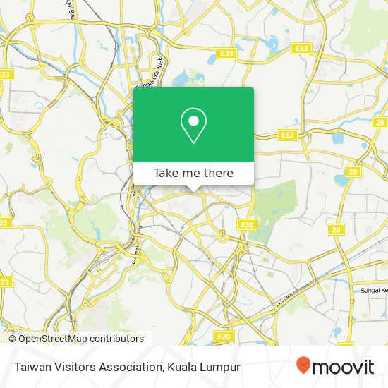 Taiwan Visitors Association map