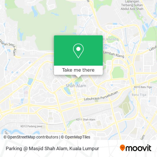 Parking @ Masjid Shah Alam map