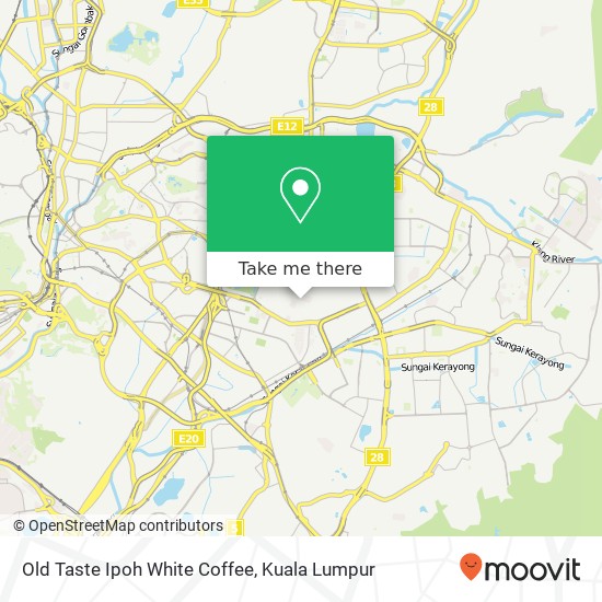 Old Taste Ipoh White Coffee map