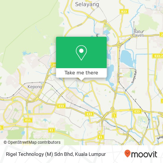 Rigel Technology (M) Sdn Bhd map
