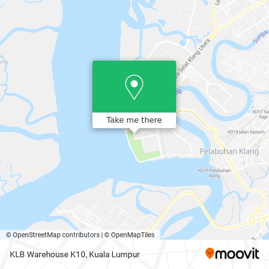KLB Warehouse K10 map